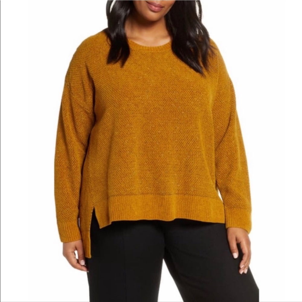 Eileen Fisher Cotton Crewneck Sweater Great Condition!